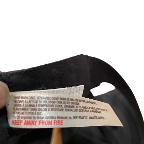 Free People Womens Ari Scuba Underwire Bra Neo 32C Black Minimalist OB975193 - Picture 5 of 7